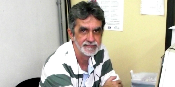 Antônio José Vale da Costa (Tom Zé), jornalista, professor e coordenador do Cine Vídeo Tarumã