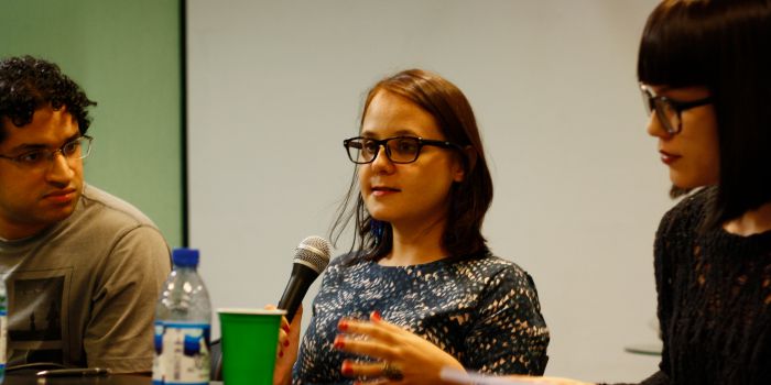 Isabel Wittmann fala sobre a questão de gênero no cinema na mesa-redonda Mulheres no Cinema