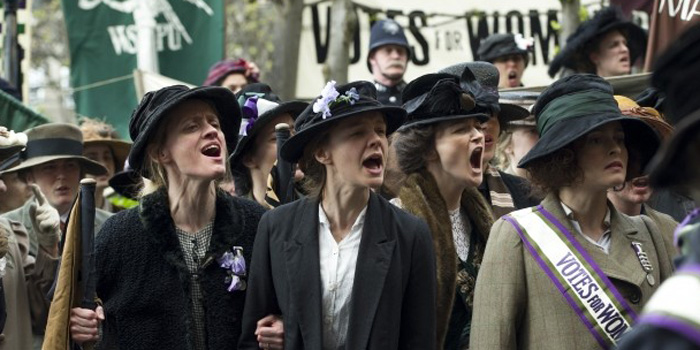 Cena de As Sufragistas, com Meryl Streep