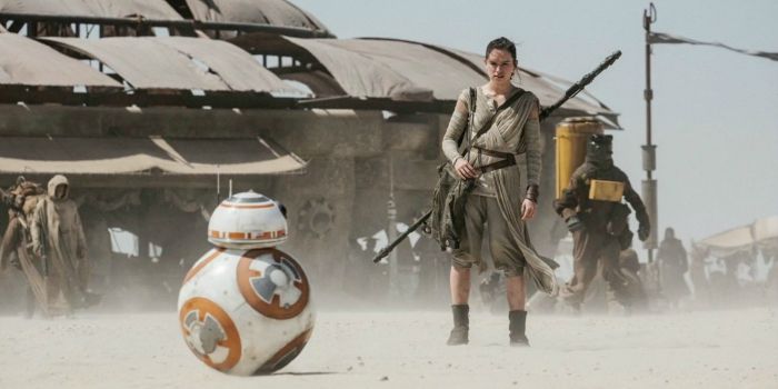 Daisy Ridley em Star Wars: O Despertar da Força