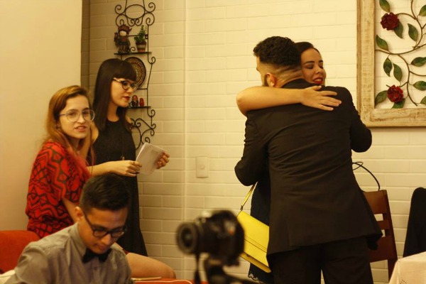 Equipe do Cine Set nos bastidores do Oscar 2016