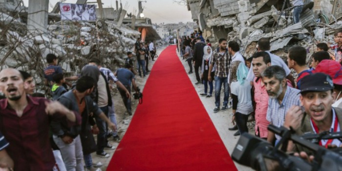 Festival de cinema em Gaza tem filmes ao ar livre e tapete vermelho entre ruínas