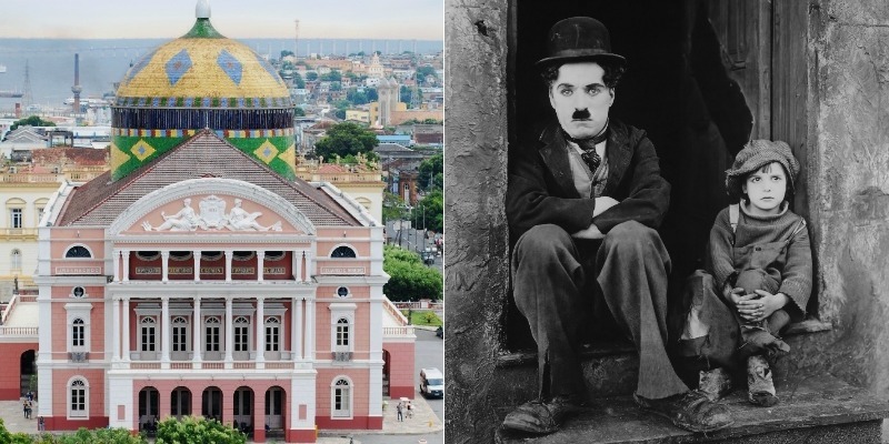 Clássico de Chaplin será exibido no Teatro Amazonas com trilha sonora ao vivo