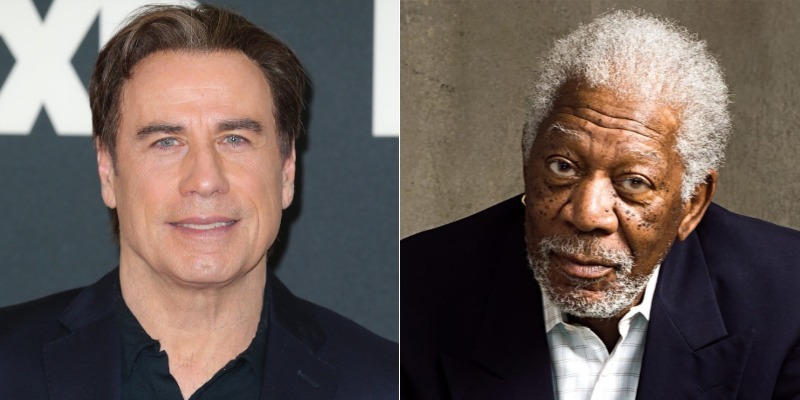 John Travolta e Morgan Freeman serão protagonistas de ‘The Poison Rose’