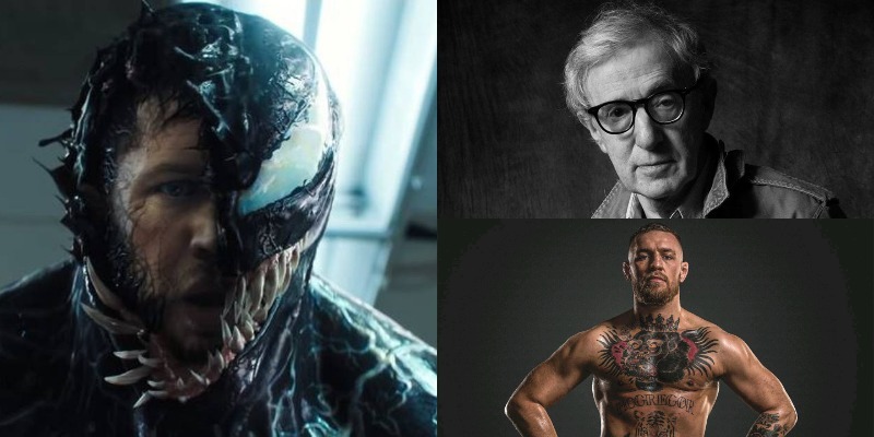 ‘Venom’: Woody Allen e Conor McGregor inspiraram Tom Hardy