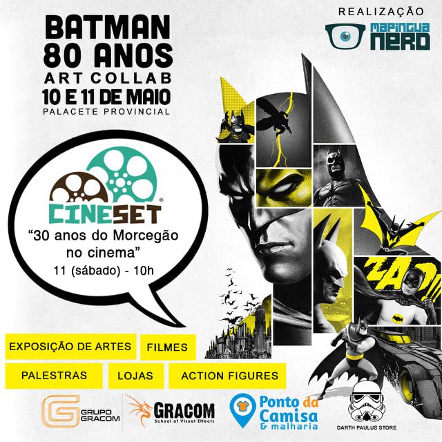 Cine Set debate 30 anos do ‘Batman’ nos cinemas neste sábado em Manaus