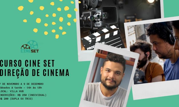 Inscrições Abertas: curso de Direção de Cinema com Diego Bauer em Manaus